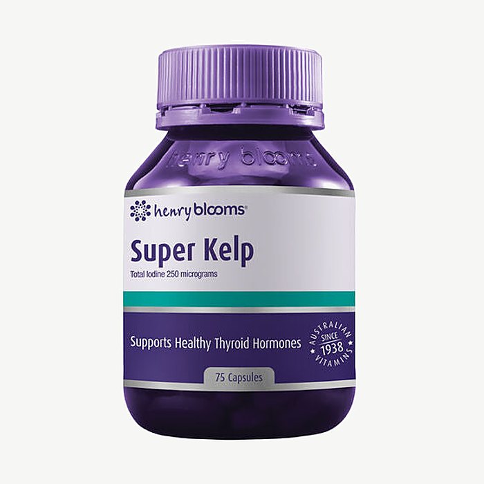 Henry Blooms Super Kelp 75 vege capsules